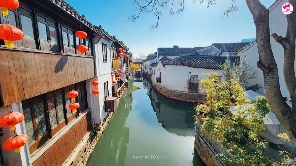 ถนนโบราณ Shantang Jie เมืองเก่าริมน้ำ