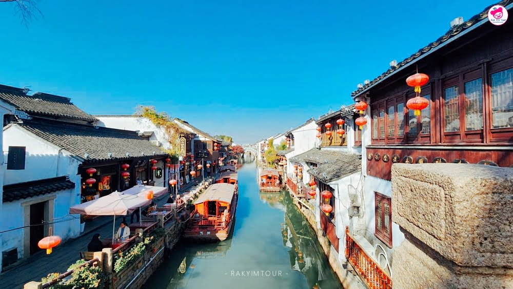 ถนนโบราณ Shantang Jie เมืองเก่าริมน้ำ