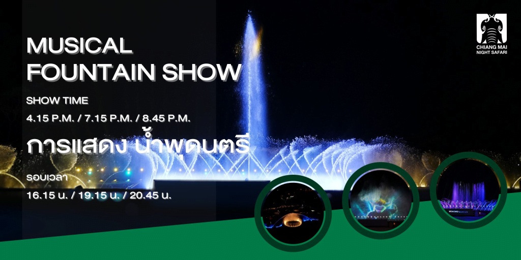ชมการแสดงน้ำพุดนตรี (Musical Fountain Show)