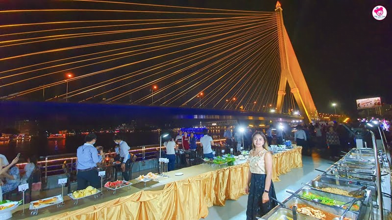 White Orchid River Cruise | ล่องเรือดินเนอร์เจ้าพระยา ชมวิวสวยบนดาดฟ้า