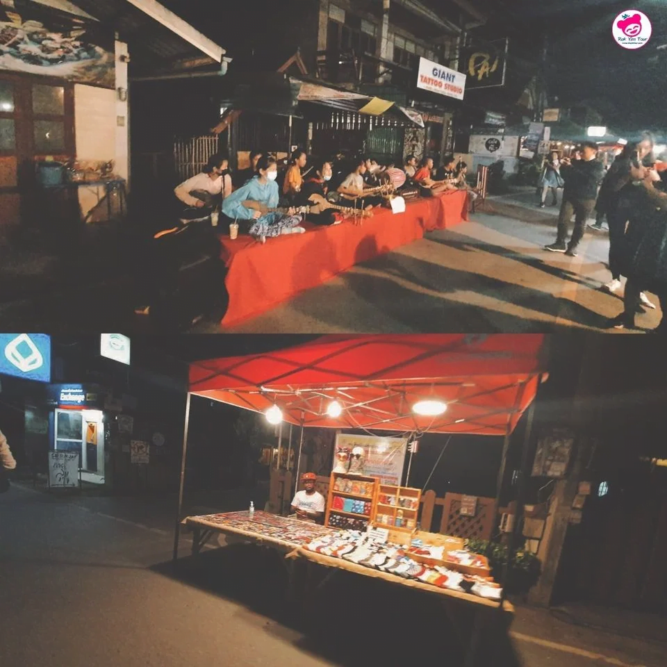 ถนนคนเดินเมืองปายแม่ฮ่องสอน