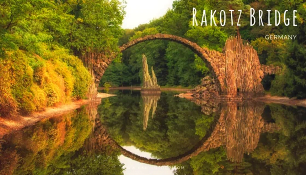 6. สะพานเรค็อทซ์, เยอรมนี (Rakotz Bridge, Germany)
